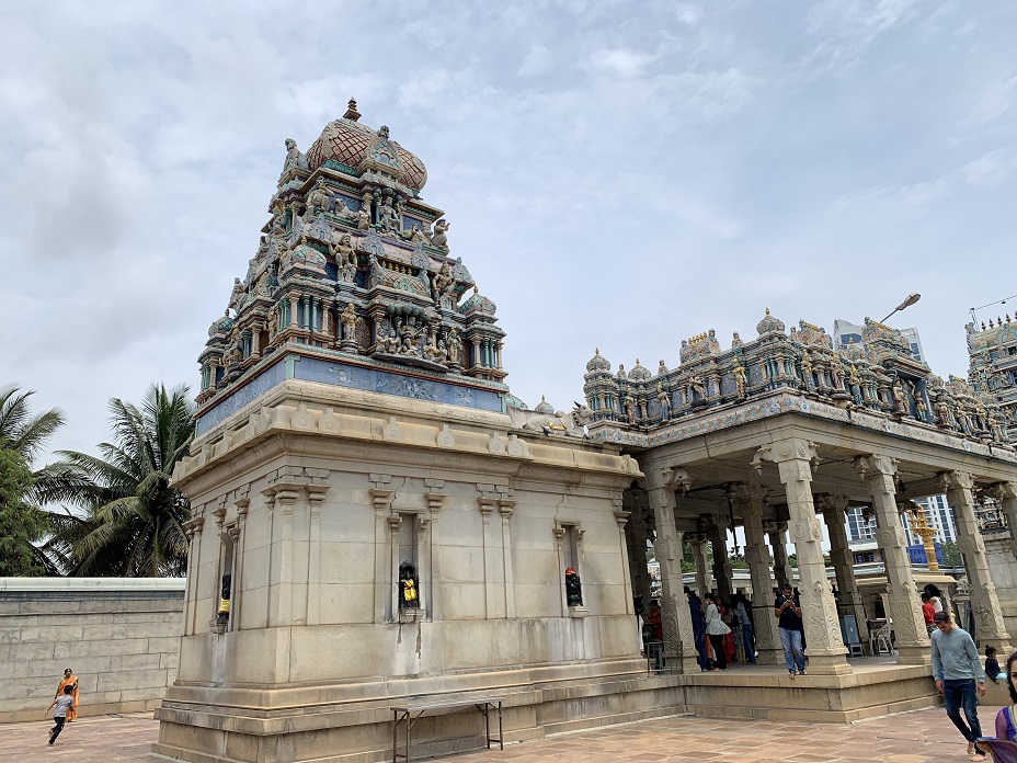 Shri Meenakshi Sundareshwara Temple which is located on Bannerghatta road.